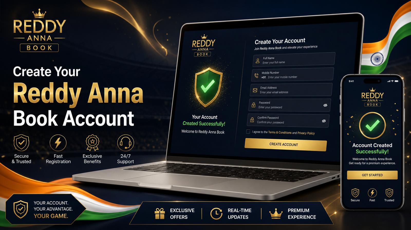 How to Create a Reddy Anna Book Account for Sports Betting