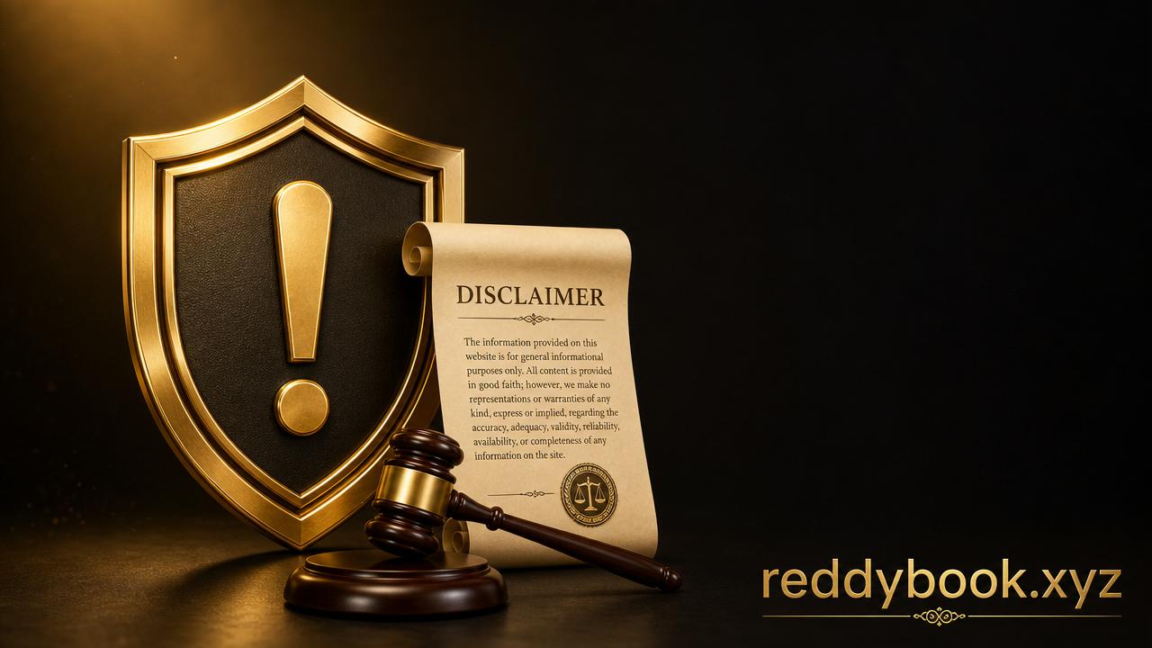 Reddy Anna Book Disclaimer document on reddybook.xyz