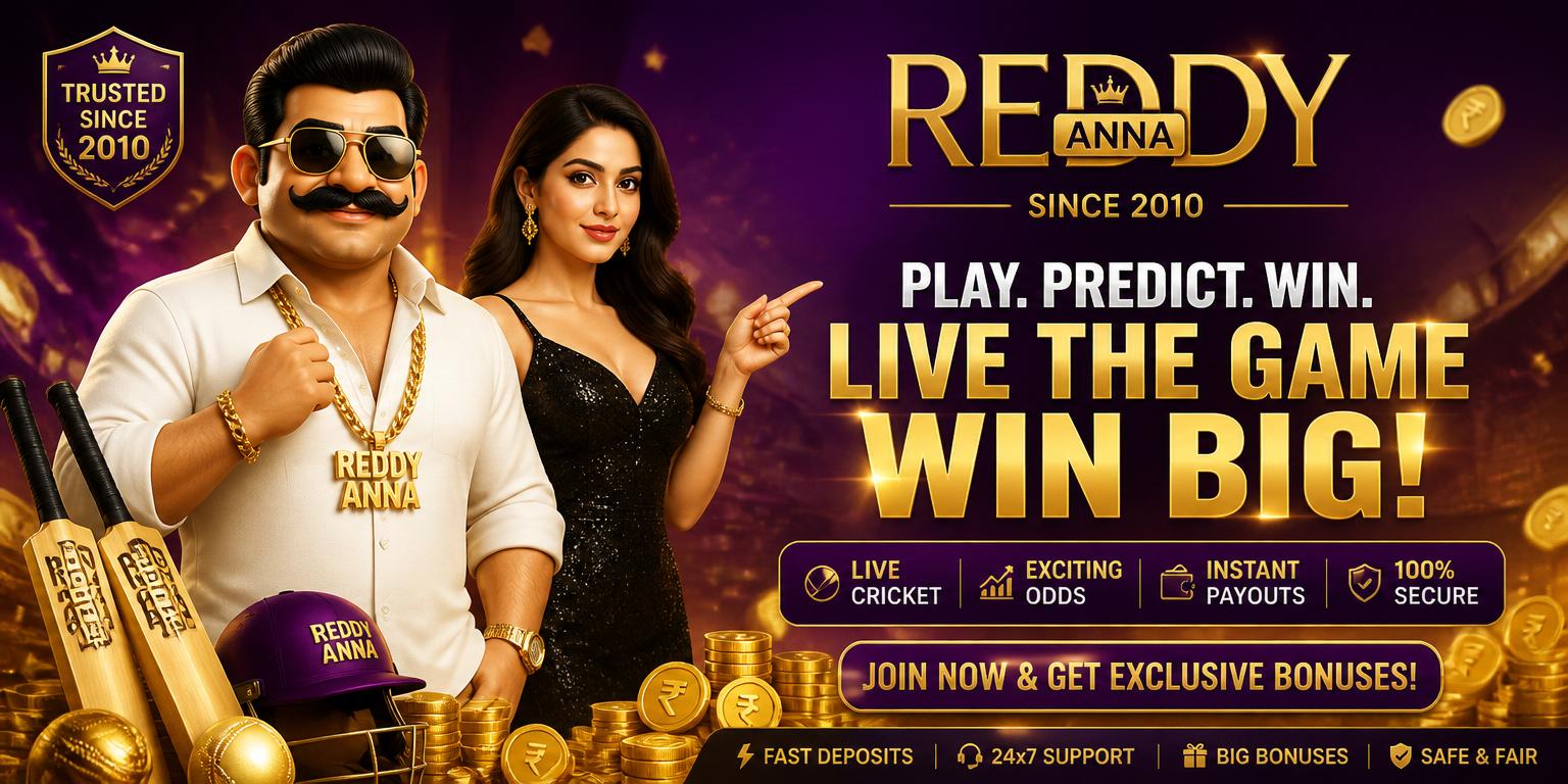 Reddy Anna Book — Trusted Online Cricket ID Since 2010