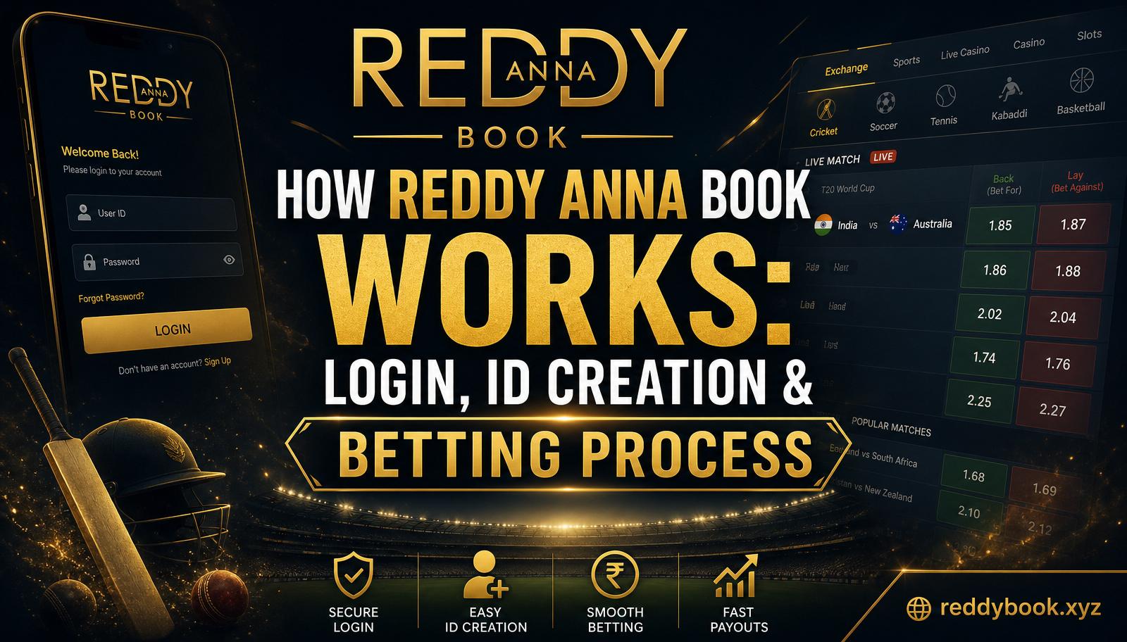 How Reddy Anna Book Works — Login, ID Creation and Betting Process explained
