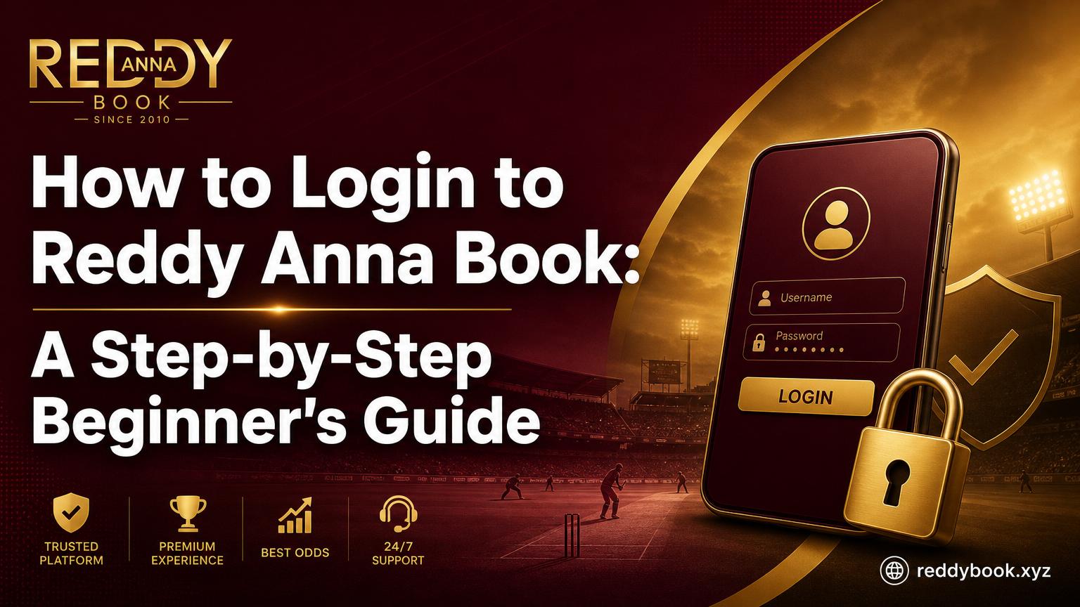How to Login to Reddy Anna Book — step-by-step beginner's guide