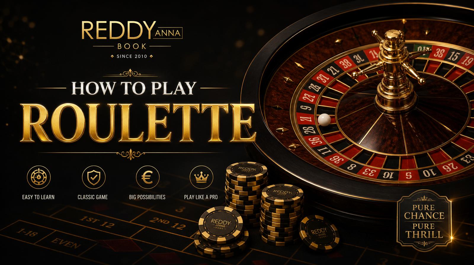 How to Play Roulette on Reddy Anna Book