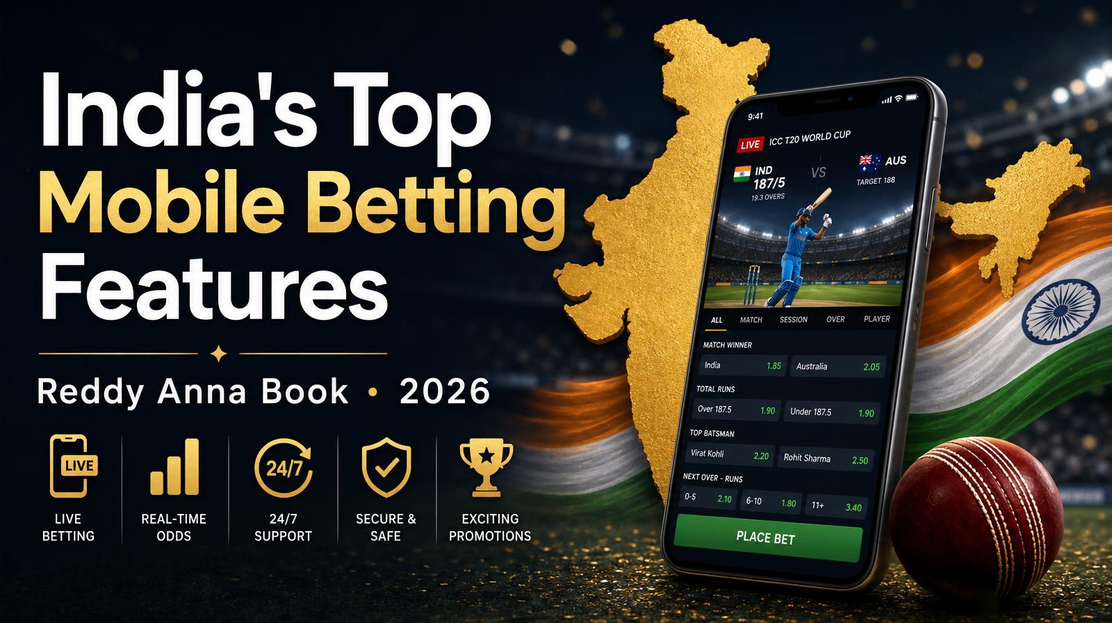 India's Top Mobile Betting Features on Reddy Anna Book
