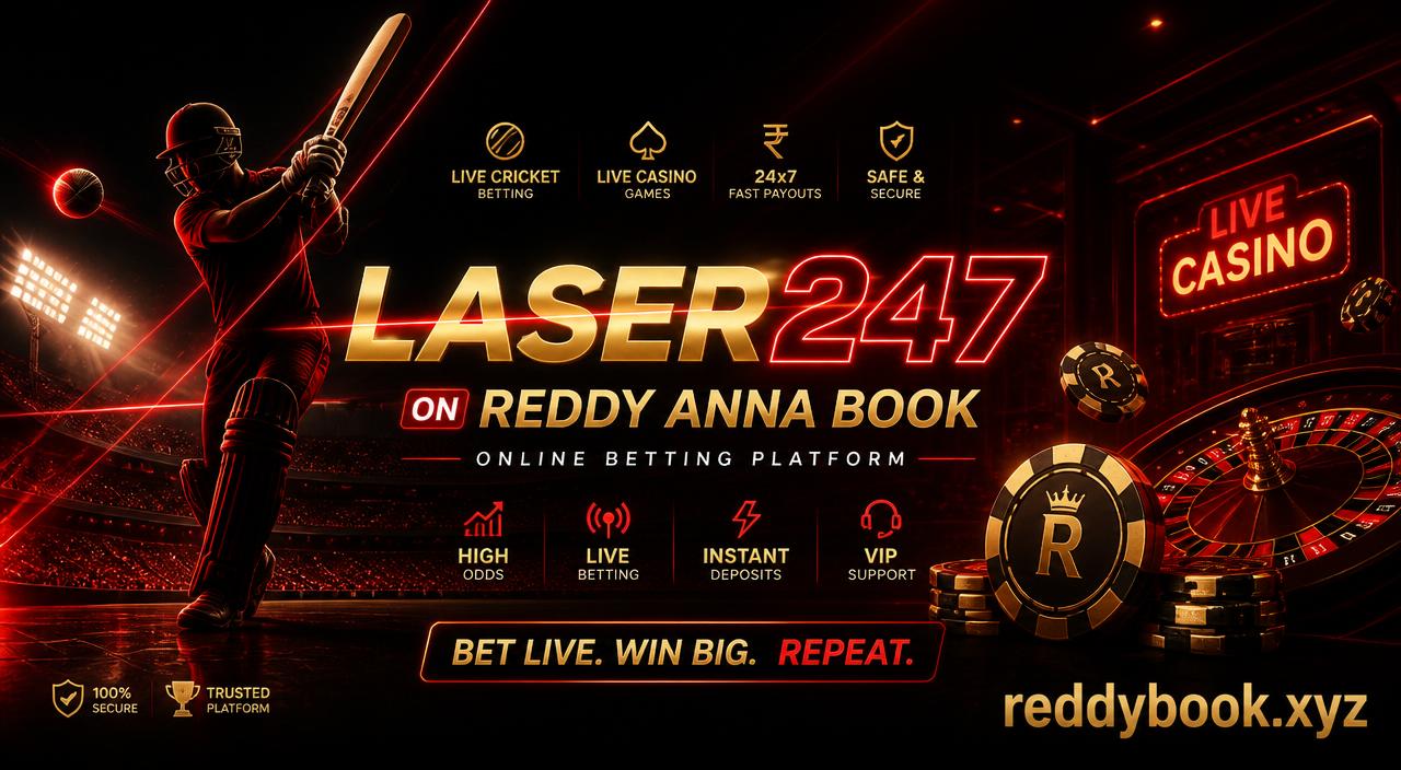 Laser247 platform on Reddy Anna Book